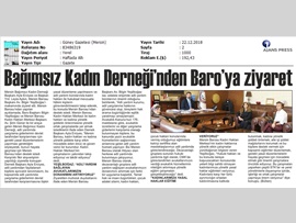 BASINDA BAROMUZ ("Adli Yargılanma Giderleri Devlet Tarafından Karşılanmalı")