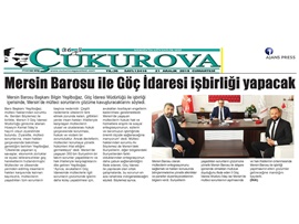 BASINDA BAROMUZ (Mersin Barosu ve Mersin Göç İdaresi Mülteciler İçin İşbirliği)