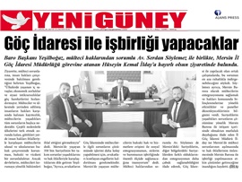 BASINDA BAROMUZ (Mersin Barosu ve Mersin Göç İdaresi Mülteciler İçin İşbirliği)