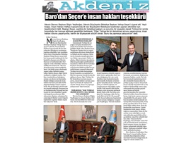 BASINDA BAROMUZ (Baro'dan Vahap Seçer'e İnsan Hakları Teşekkürü)