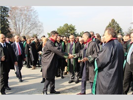 MERSİN BAROSU MİLLİ BİRLİK VE BERABERLİK İÇİN ANKARA’DA