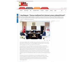 BASINDA BAROMUZ (Yeşilboğaz: " Tarsus Adliyesi'nin Hizmet Çıtası Yükseltilmeli")