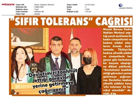 Kadına yönelik şiddete sıfır tolerans çağrısı