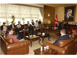 TBB BAŞKANIMIZ AV. R. ERİNÇ SAĞKAN, BAROMUZU VE DEPREMZEDE AVUKATLARIMIZI ZİYARET ETTİ