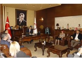 TBB BAŞKANIMIZ AV. R. ERİNÇ SAĞKAN, BAROMUZU VE DEPREMZEDE AVUKATLARIMIZI ZİYARET ETTİ