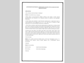 MERSİN BAROSU İLE ÇAĞ ÜNİVERSİTESİ ARASINDA İMZALANAN İŞBİRLİĞİ PROTOKOLÜ HAKKINDA