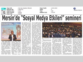 BASINDA BAROMUZ (Mersin Barosu'ndan 5000 Çocuğa Eğitim)