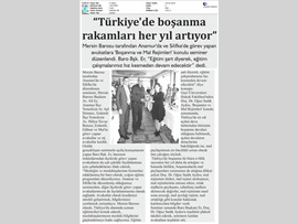 BASINDA BAROMUZ (Boşanma ve Mal Rejimleri Semineri)