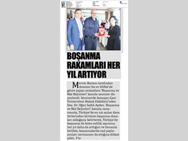 BASINDA BAROMUZ (Boşanma ve Mal Rejimleri Semineri)