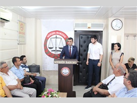 BAŞKAN VEKİLİMİZ AV. GAZİ ÖZDEMİR: “MESLEKİ DAYANIŞMAYA ÖNEM VERİYORUZ”