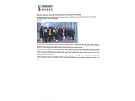 Mersin Barosu İstanbul Sözleşmesi duruşmasına katıldı