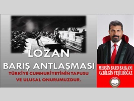 LOZAN BARIŞ ANTLAŞMASI