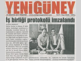 BASINDA BARO (İl Milli Eğitim Müdürlüğü ile Protokol İmzalandı) 24.08.2017