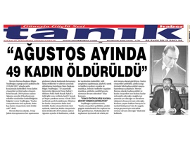BASINDA BAROMUZ (Ağustos Ayında 49 Kadın Katledildi)