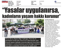 BASINDA BAROMUZ (Başkanımız Yeşilboğaz, Feray Şahin anma etkinliğine katıldı)