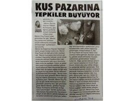 Mersin Barosu kuş pazarı için harekete geçti