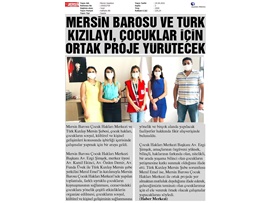 Mersin Barosu ve Kızılay, çocuklar için ortak proje yürütecek