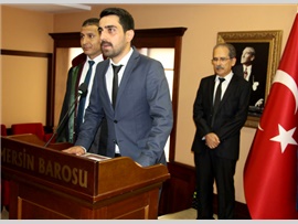 BARO BAŞKANI AV. ALİ ER:  “AVUKAT ADİL OLMALI”