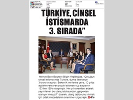 BASINDA BAROMUZ (Türkiye Cinsel İstismarda Dünya 3.'sü)