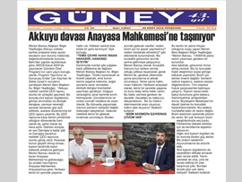 BASINDA BAROMUZ (Mersin Barosu Akkuyu Davasını Anayasa Mahkemesi'ne Taşıyor))