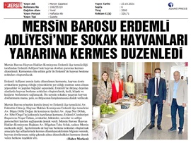 Hayvan Hakları Komisyonumuz, Erdemli'de hayvan dostlarımız yararına kermes düzenledi