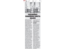 BASINDA BAROMUZ (Başkanımız Yeşilboğaz'dan Öğretmenler Günü mesajı)
