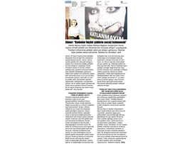 BASINDA BAROMUZ (Kadına Şiddete Karşı Uluslararası Mücadele Günü mesajı)