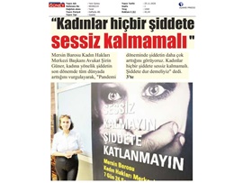 BASINDA BAROMUZ (Kadına Şiddete Karşı Uluslararası Mücadele Günü mesajı)