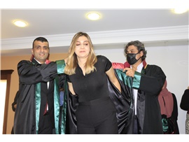 15 STAJYER AVUKATIMIZ CÜBBE GİYİP AVUKAT OLDU