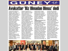 BASINDA BAROMUZ (Avukatlar Biz Olmadan Olmaz Çalıştayında Buluştu)