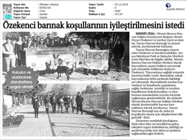 BASINDA BAROMUZ (Mersin Barosu Tarsus Hayvan Barınağı'nı Gezdi)