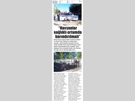 BASINDA BAROMUZ (Mersin Barosu Tarsus Hayvan Barınağı'nı Gezdi)