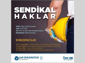 'SENDİKAL HAKLAR' KONULU SEMİNER