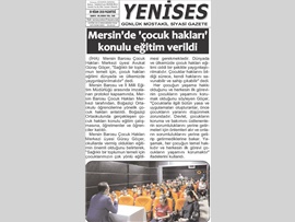 BASINDA BAROMUZ (Av. Güray Göçer: ".Çocuk Hakları Eğitimi Yaygınlaştırılmalıdır"