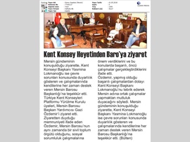 BASINDA BAROMUZ (Baro Bşk. Yrd. Av. Gazi Özdemir: "Öncü Çalışmalar Gerçekleştirdik"