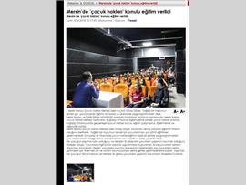 BASINDA BAROMUZ (Av. Güray Göçer: ".Çocuk Hakları Eğitimi Yaygınlaştırılmalıdır"