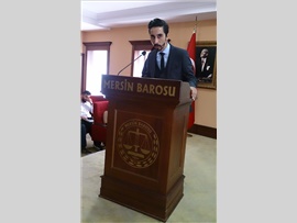 BARO BŞK. YRD. ÖZDEMİR: “AVUKAT ADİL OLMALI”