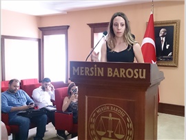 BARO BŞK. YRD. ÖZDEMİR: “AVUKAT ADİL OLMALI”