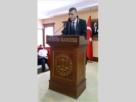BARO BŞK. YRD. ÖZDEMİR: “AVUKAT ADİL OLMALI”