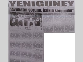 BASINDA BAROMUZ (Yeşilboğaz: "Avukatın Sorunu Halkın Sorunudur")