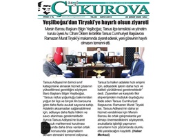 BASINDA BAROMUZ (Yeşilboğaz: " Tarsus Adliyesi'nin Hizmet Çıtası Yükseltilmeli")