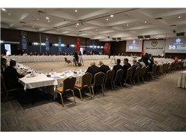 50. BARO BAŞKANLARI TOPLANTISINDA, DEPREMZEDE MESLEKTAŞLARIMIZA VE VATANDAŞLARA VERİLECEK DESTEKLER GÖRÜŞÜLDÜ