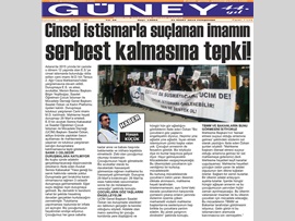 BASINDA BAROMUZ (Mersin Barosu Çocuk İstismar Davasına Müdahil Oldu)