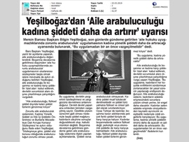BASINDA BAROMUZ ("Aile Arabuluculuğu Kadına Şiddeti Artırır")
