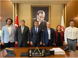 MERSİN MİLLETVEKİLLERİMİZDEN BAROMUZA ZİYARET
