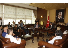 HDP VE YEŞİL SOL PARTİ'DEN ZİYARET