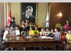 MİNİK ÖĞRENCİLERDEN BAROMUZA ZİYARET