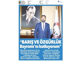 BASINDA BAROMUZ (KKTC Özgürlük Bayramı Mesajı)