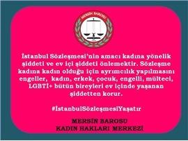 İstanbul Sözleşmesi Yaşatır