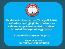 İstanbul Sözleşmesi Yaşatır